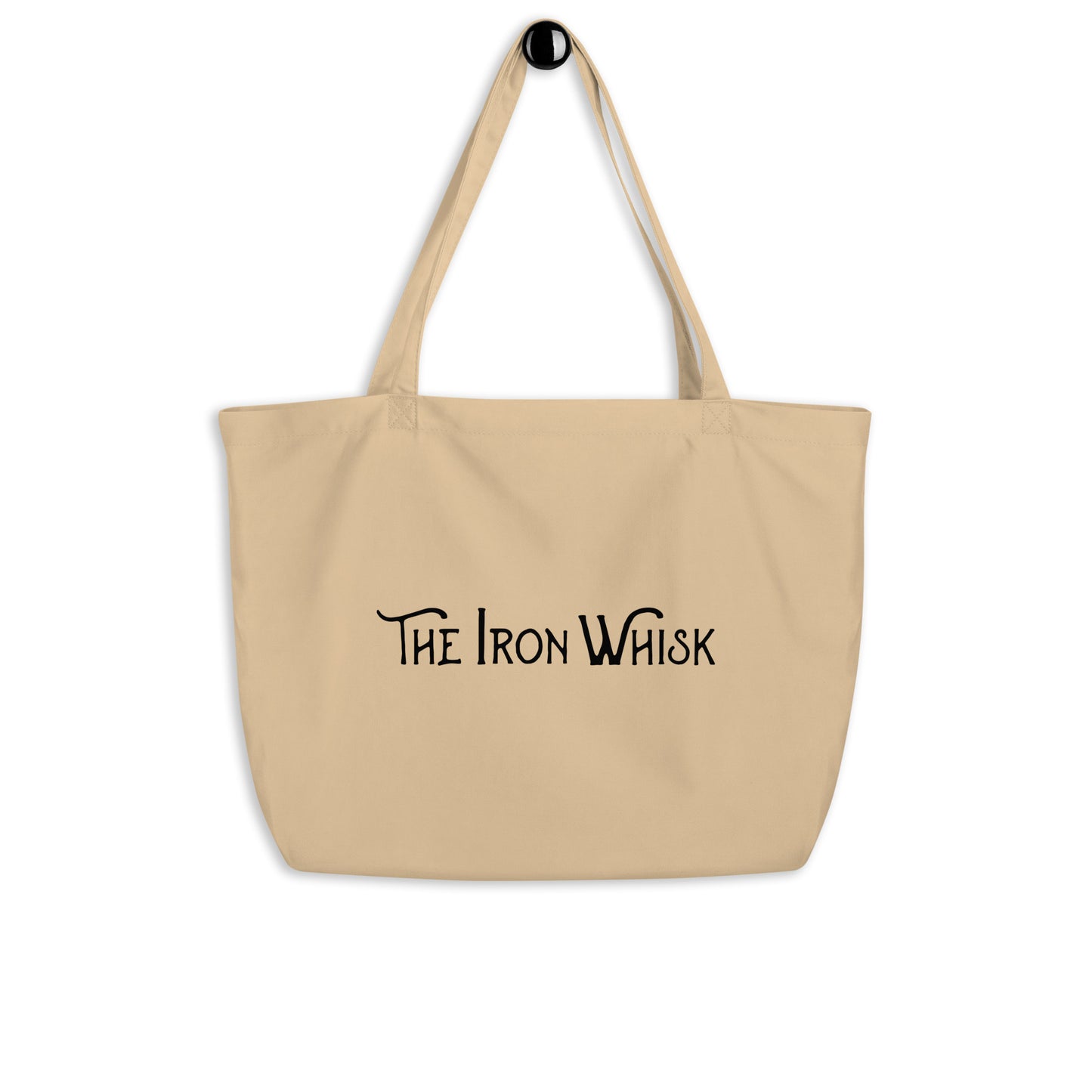 Large Eco Tote Bag with Black Logo