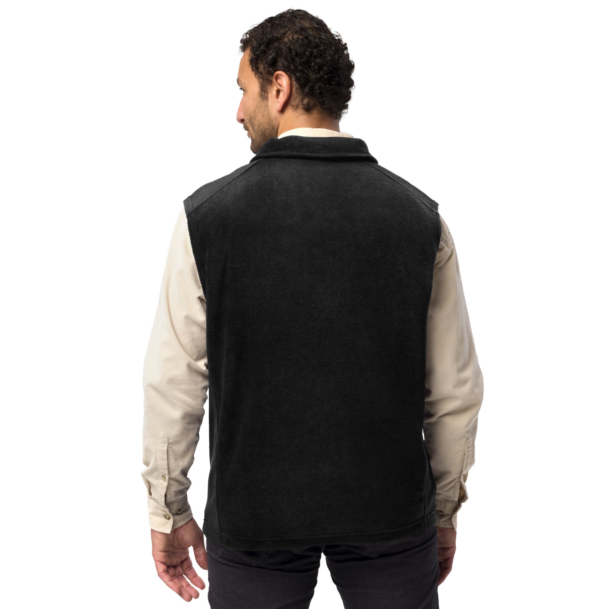 Men's Columbia Fleece Vest with White Embroidered Logo – The Iron Whisk  Store