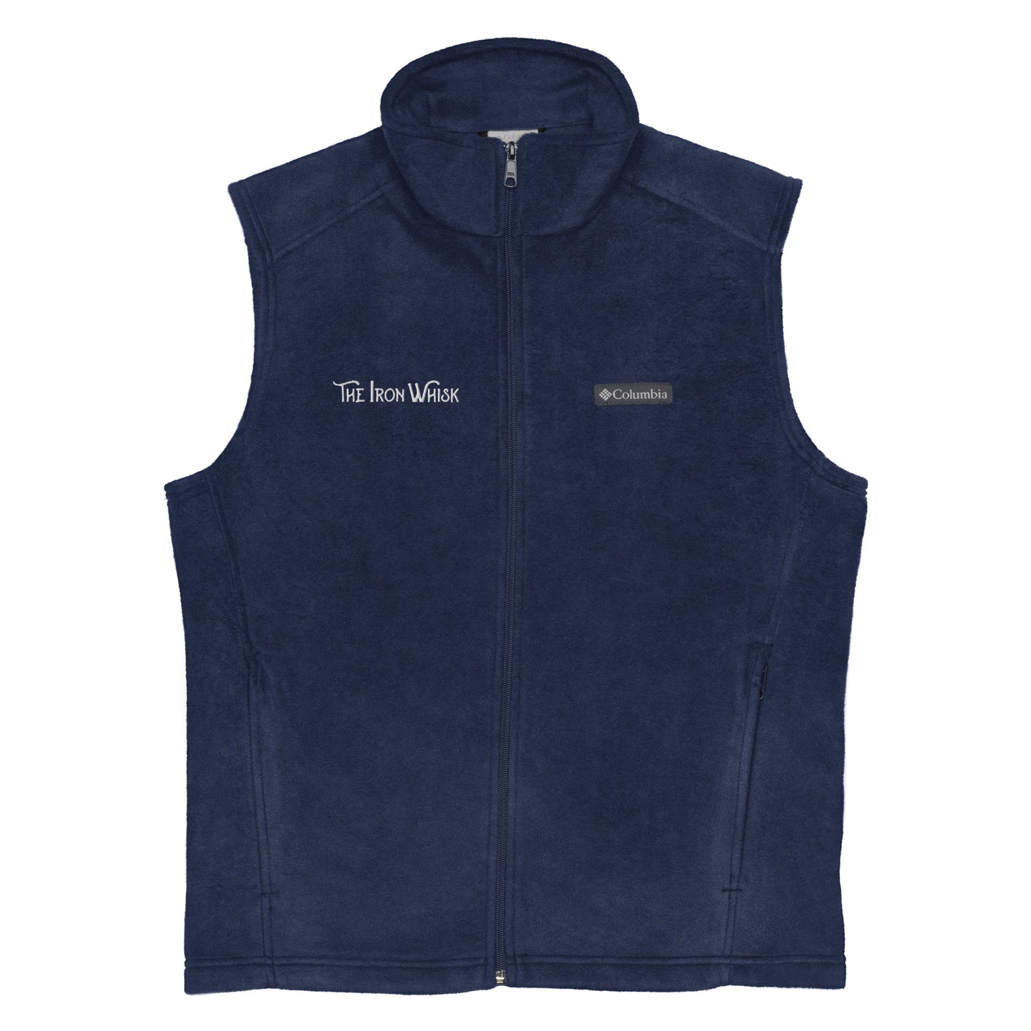 Men’s Columbia Fleece Vest with White Embroidered Logo