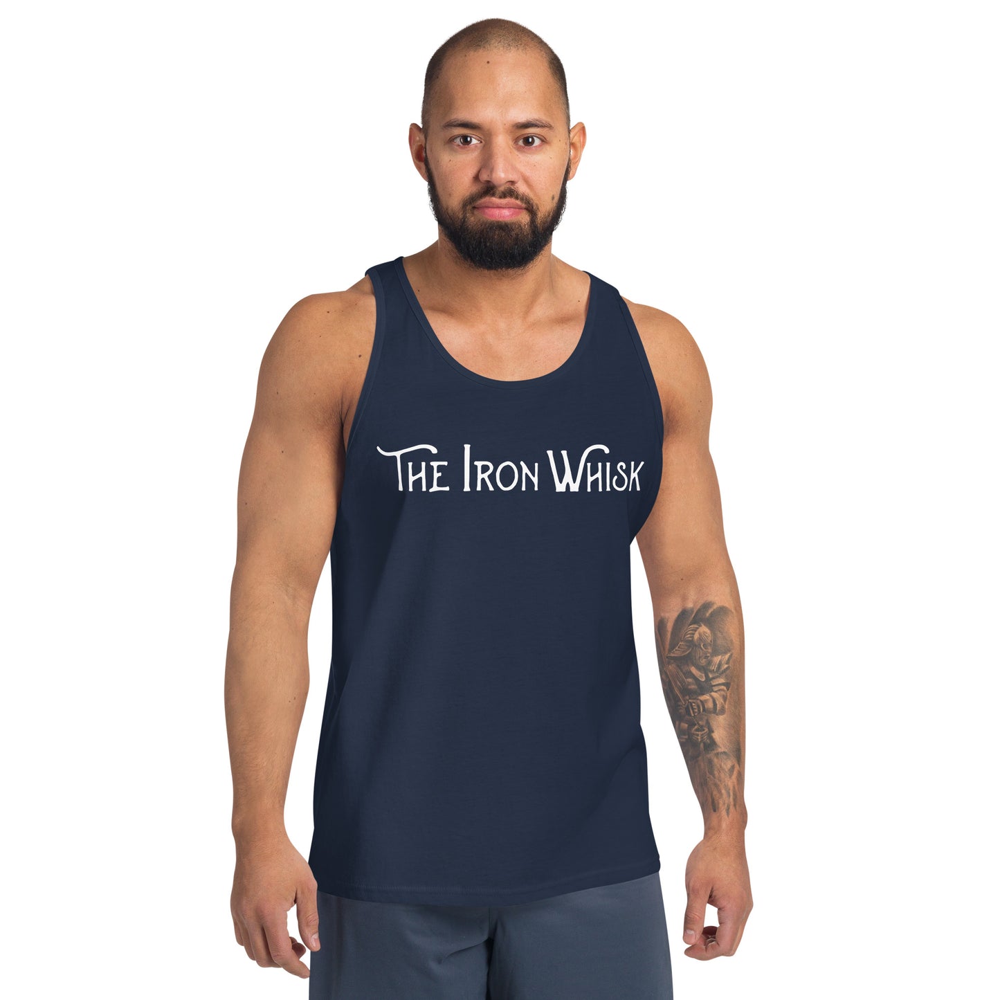 The Iron Whisk Men's Tank Top with White Logo