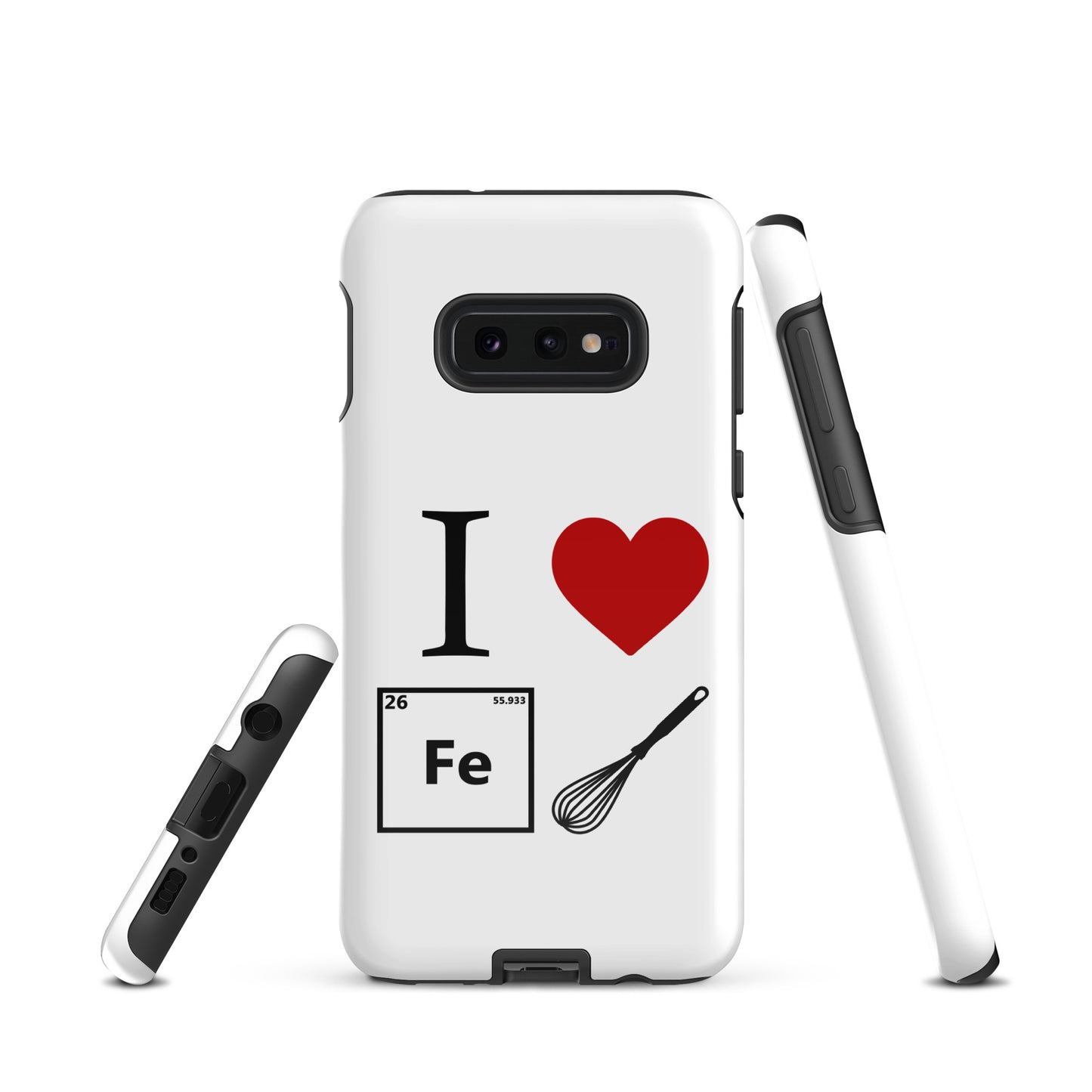 "I Heart Iron Whisk" White Tough Case for Samsung®