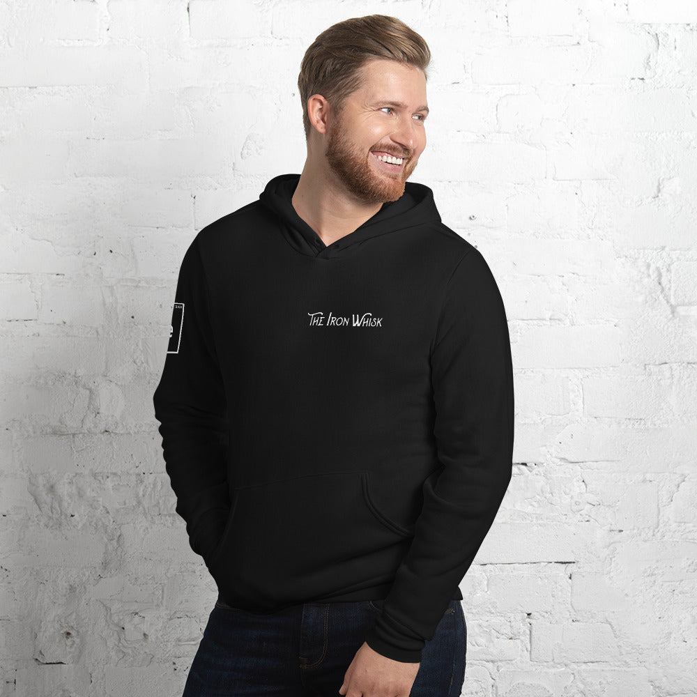 Unisex Hoodie with White Logo