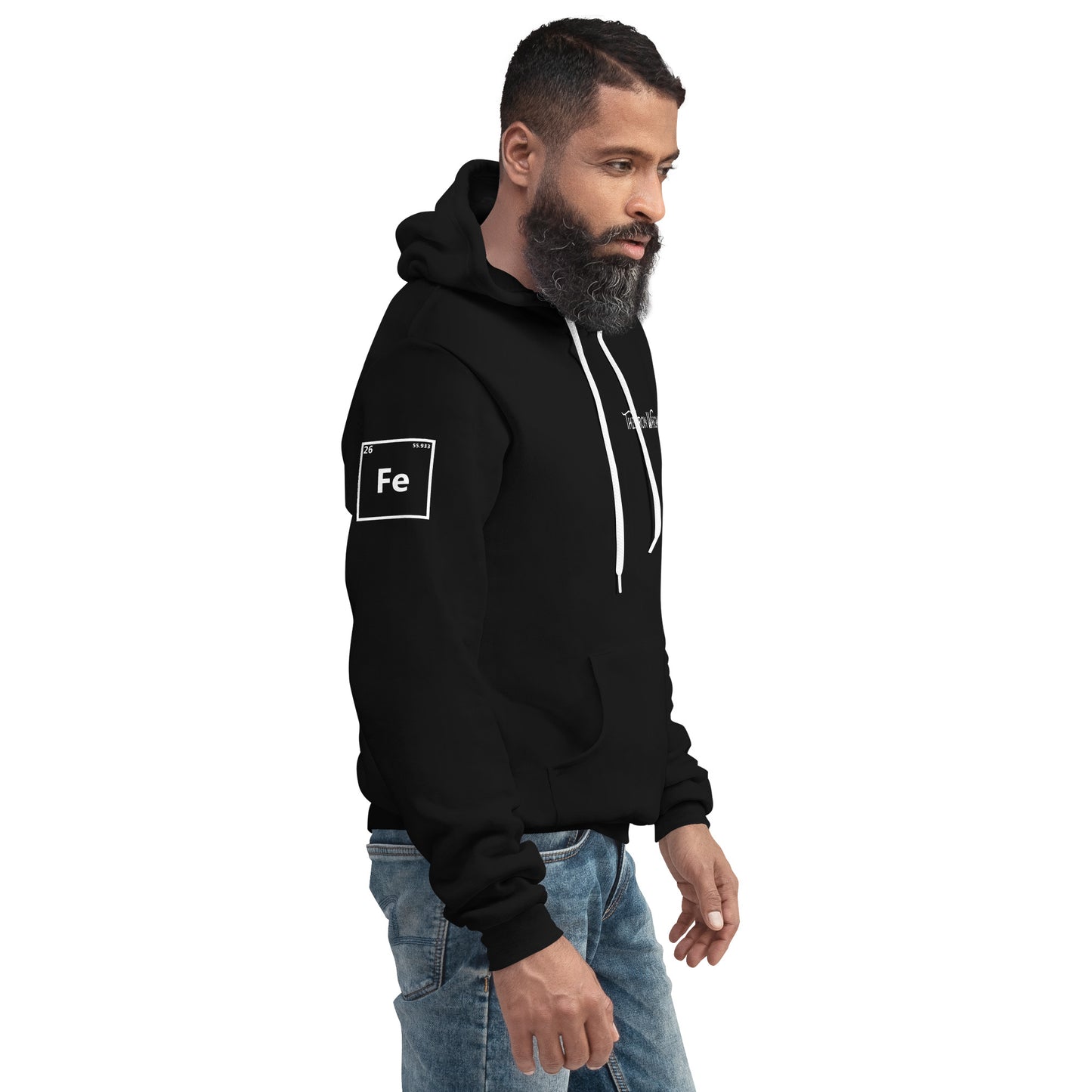 Unisex Hoodie with White Logo