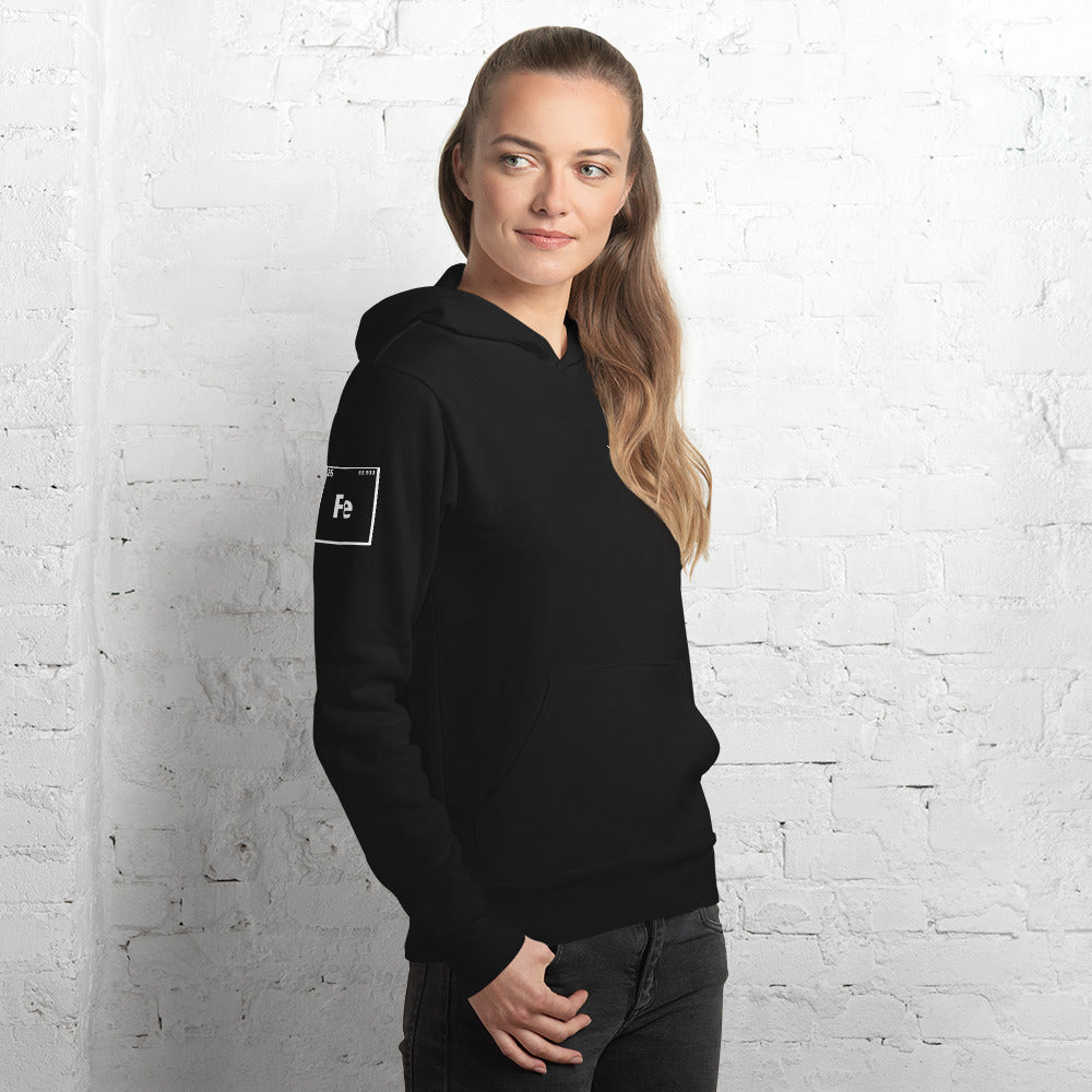 Unisex Hoodie with White Logo