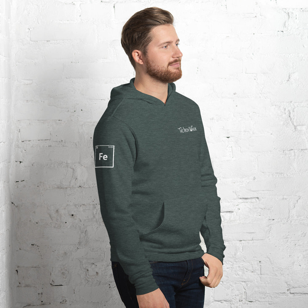 Unisex Hoodie with White Logo