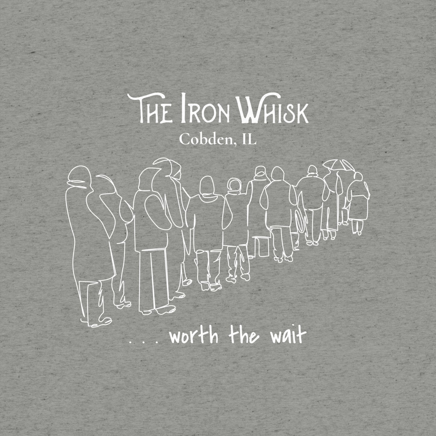 “worth the wait”  unisex short sleeve t-shirt