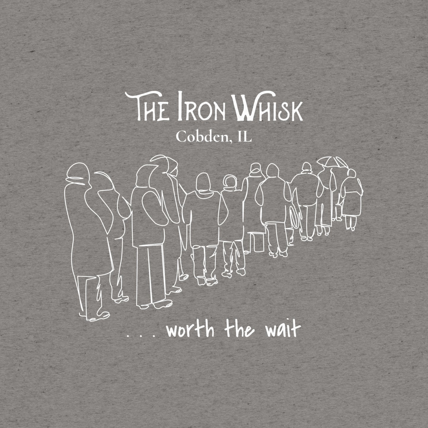 “worth the wait”  unisex short sleeve t-shirt