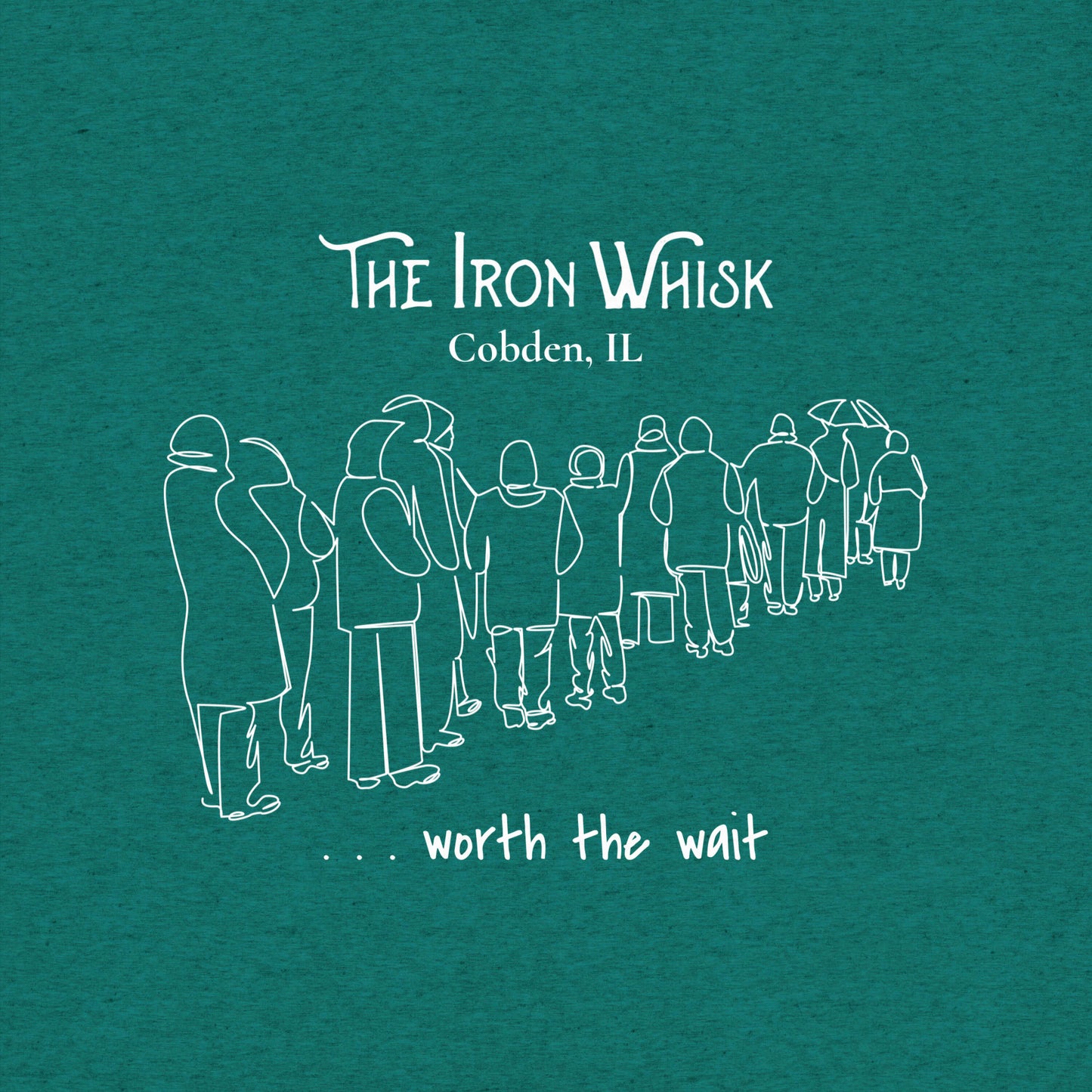 “worth the wait”  unisex short sleeve t-shirt